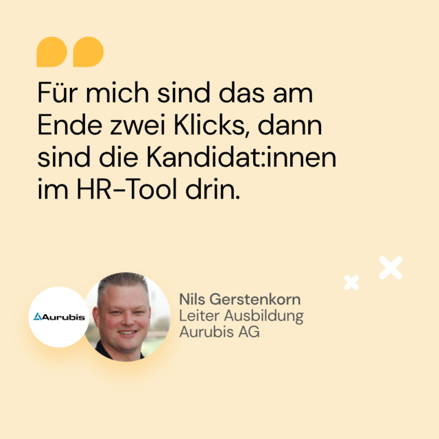 Zitat von Nils Gerstenkorn von Aurubis AG über HR-Tool