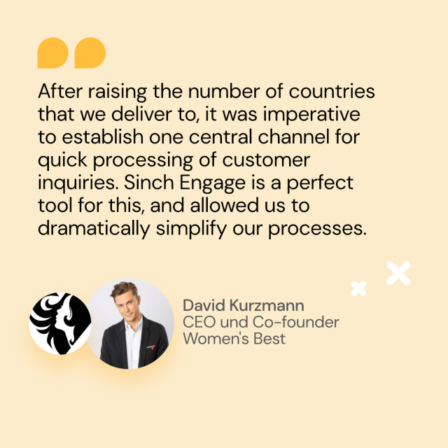 Quote by David Kurzmann about Sinch Engage in customer service