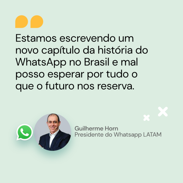 Guilherme Horn futuro do WhatsApp no Brasil