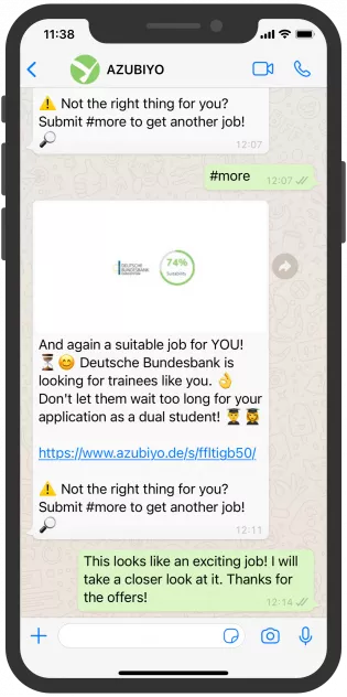 Azubiyo chatbot types human resources 2