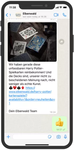 Screenshot Elbenwald neue Spielkarten
