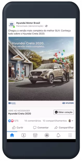 Hyundai Brazil Facebook Messenger