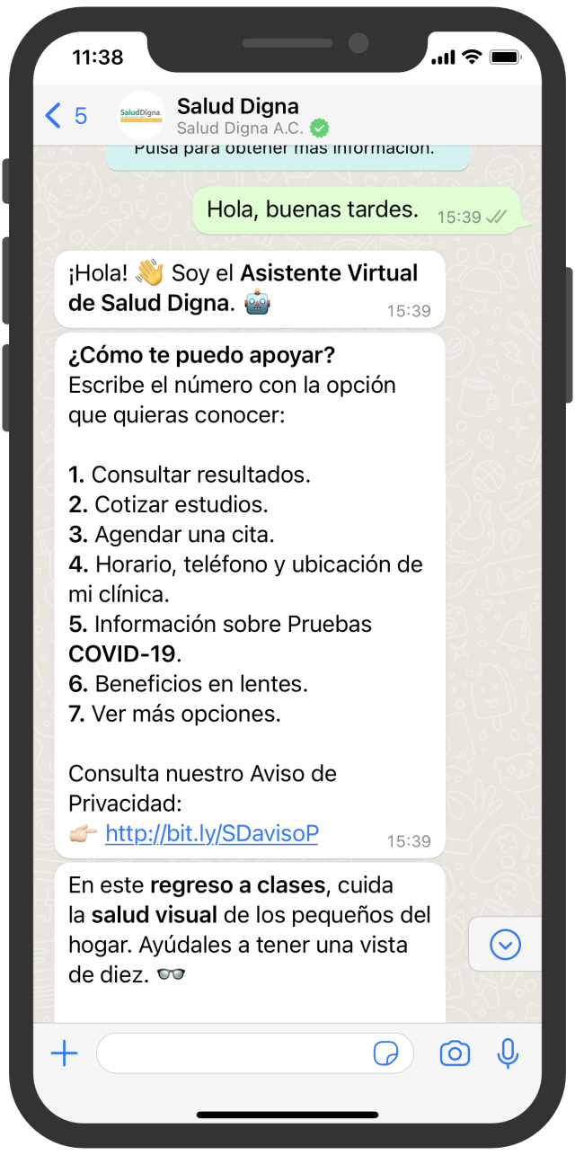 Salud Digna chatbot 1