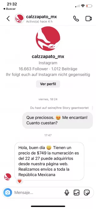 El Contact Center de Calzzapato brinda atención en las apps de mensajería más usadas en México.