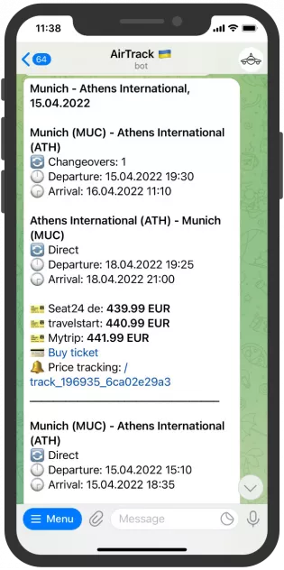 Airtrack bot Bildschirmaufnahme