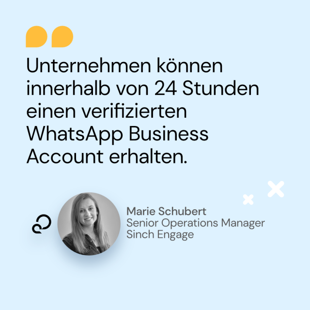 Zitat Marie Schubert WhatsApp Verifizierung