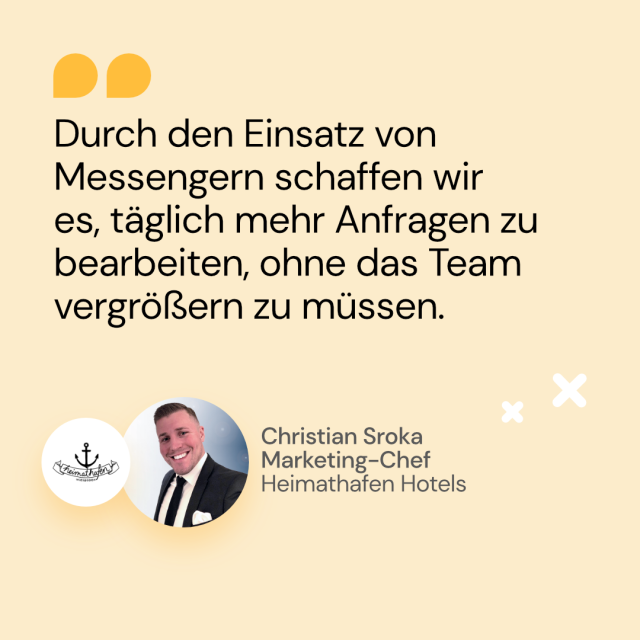 Zitat Christian Sroka Heimathafen Hotels