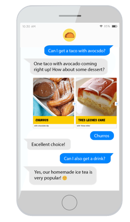 Taco bot conversation design