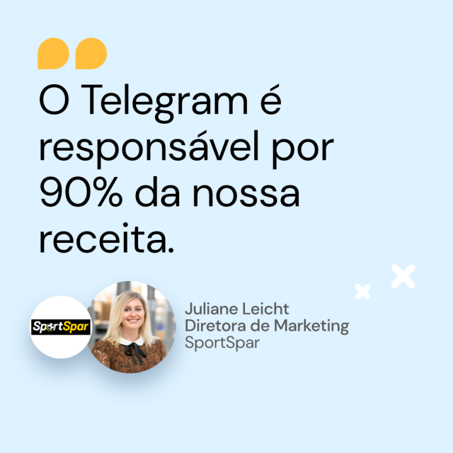 Juliane Leicht_SportSpar_PT-BR_90 percent revenue from Telegram