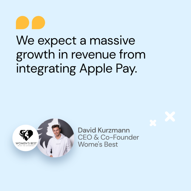 Quote from David Kurzmann from Women's Best about Revenue growth