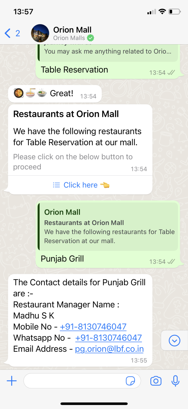 Orion Mall WhatsApp Chatbot 02