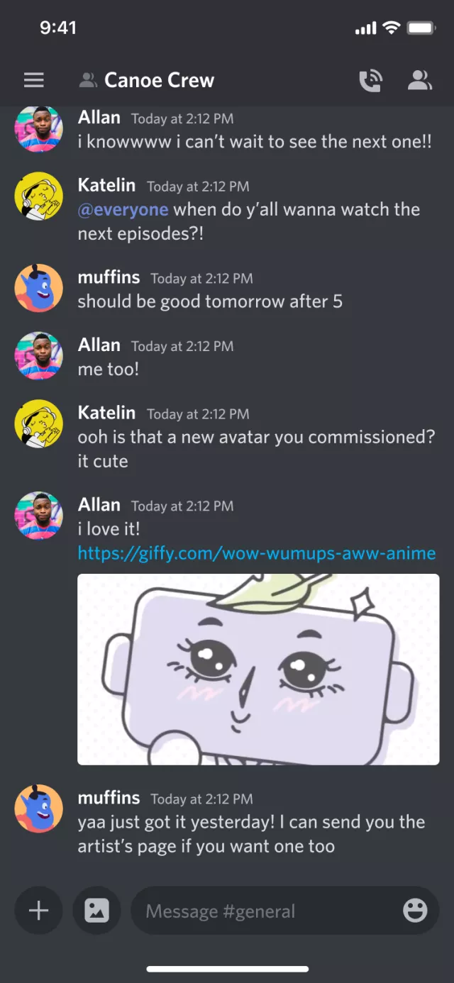 Chat Discord, Instant Messaging