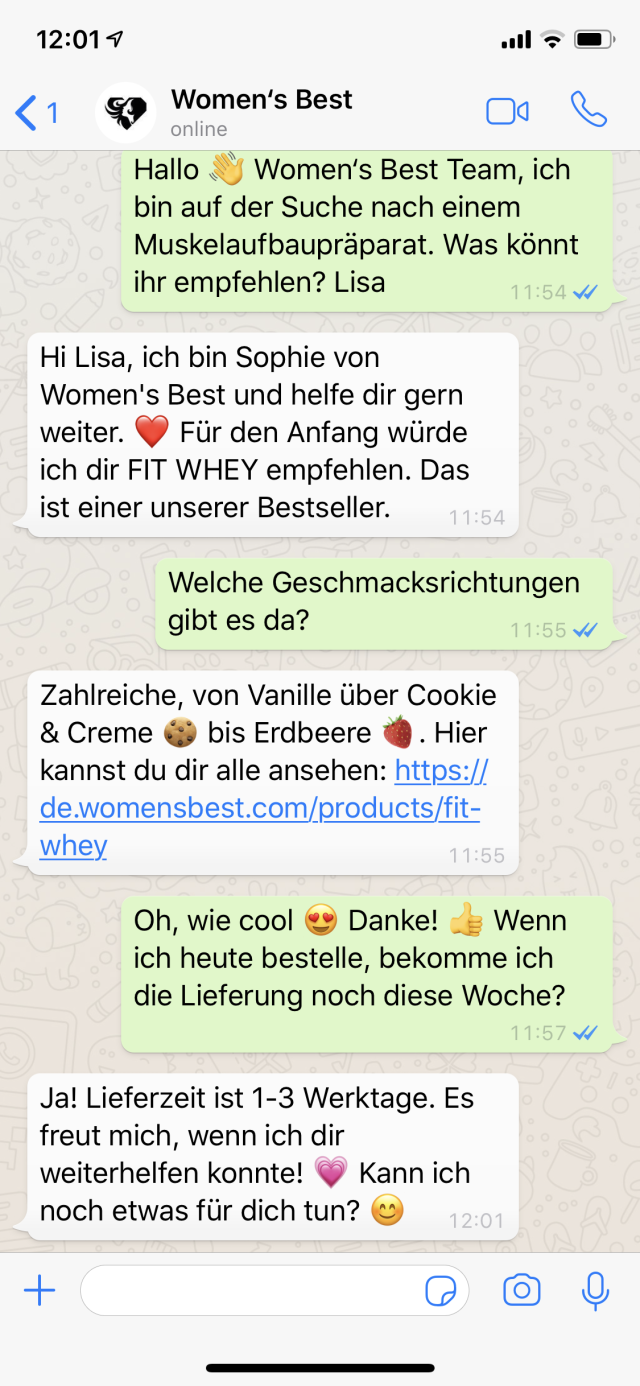 Women's Best Whatsapp Chat DE