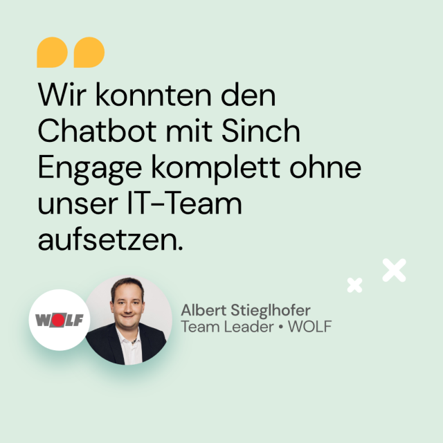 Zitat Albert Stieglhofer WOLF GmbH