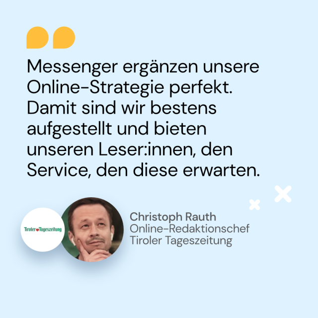 Zitat Christoph Rauth Tiroler Tageszeitung