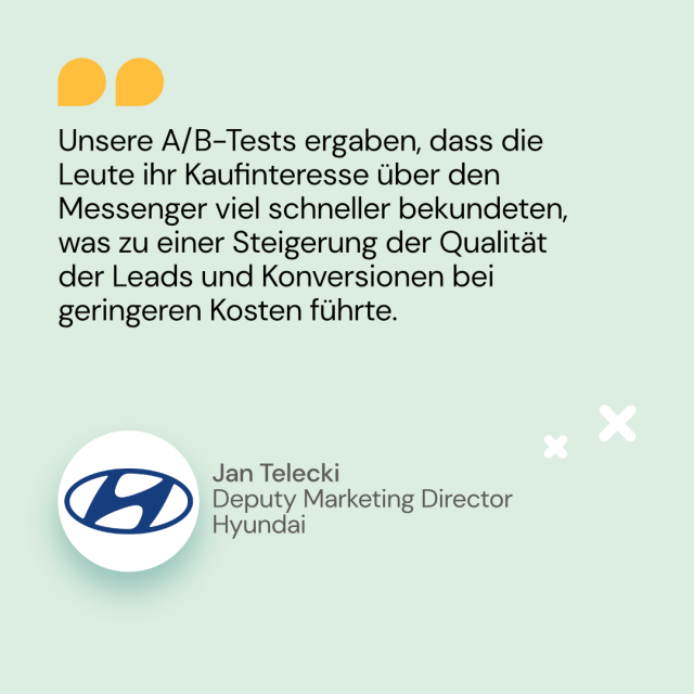 Messenger um Kundenerlebnis zu verbessern -Jan Telecki, Deputy Marketing Director, Hyundai