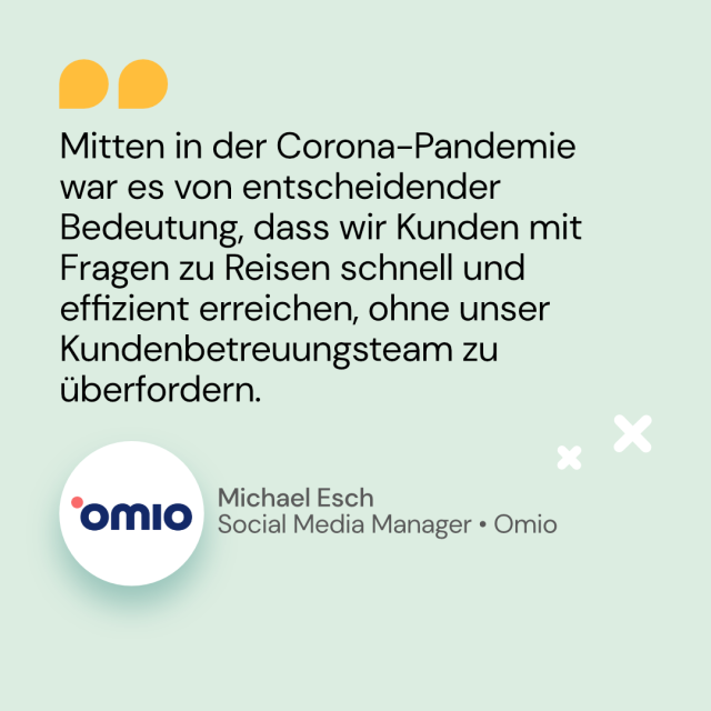 Schnell und effizient Kunden mit Fragen erreichen - Michael Esch, Social Media Manager, Omio