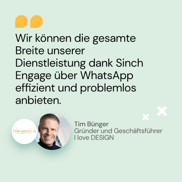 Zitat Tim Bünger I love DESIGN