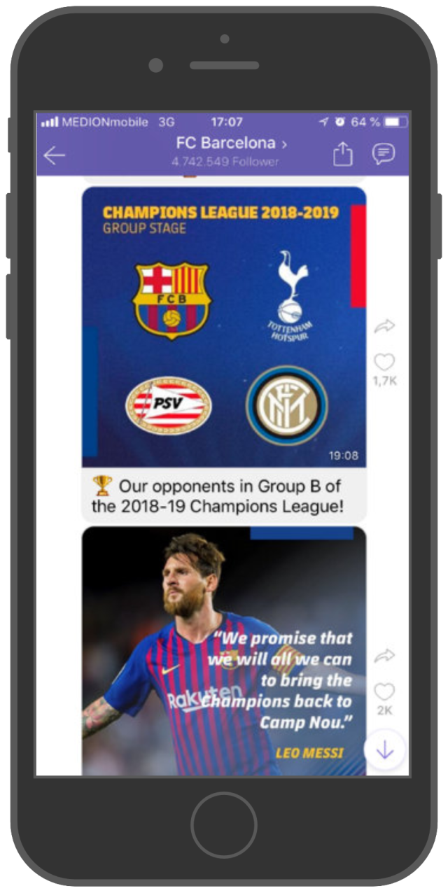 FC Barcelona Viber Marketing Chatbot EN 3