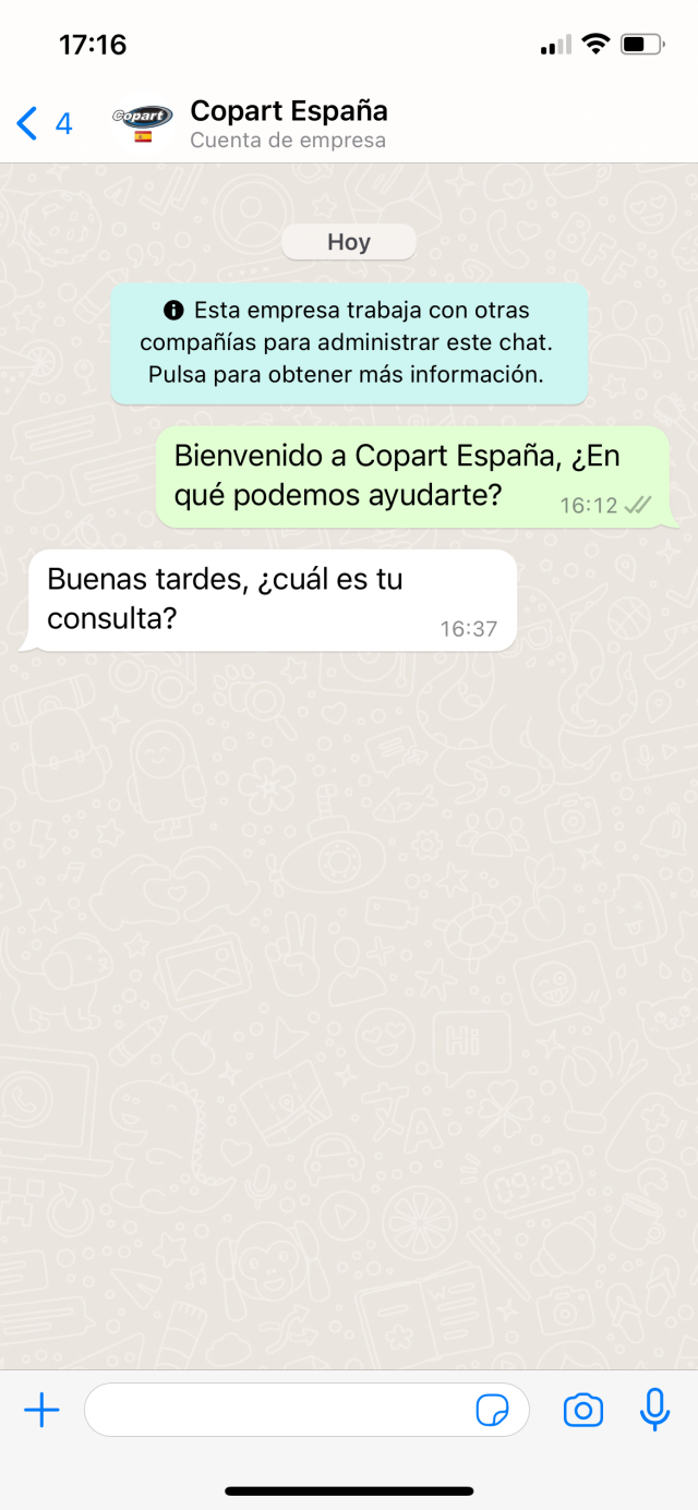 Click to WhatsApp Copart