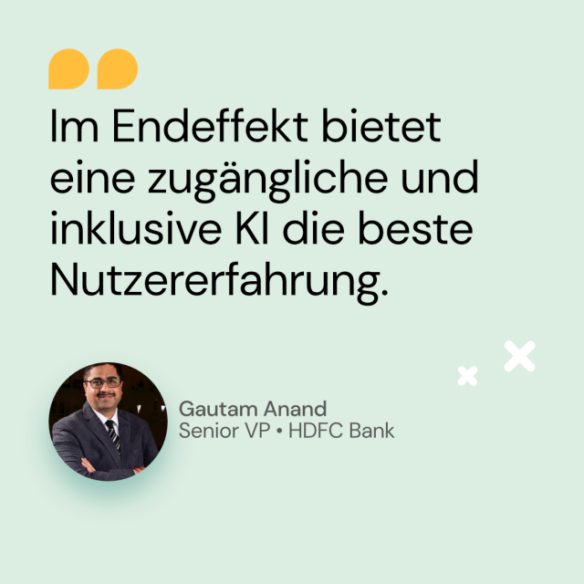 Zitat Gautam Anand HDFC Bank