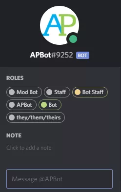 Chatbot, AP Students, Discord