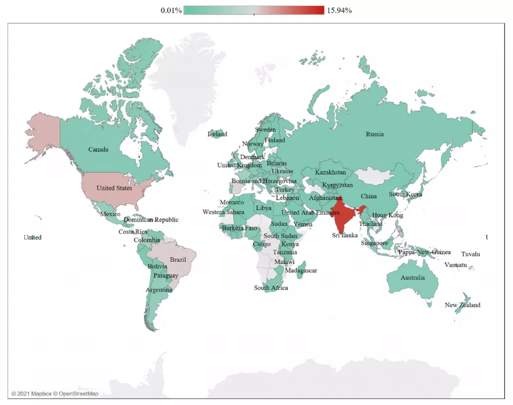 map, fake news, Covid-19 misinformation, India