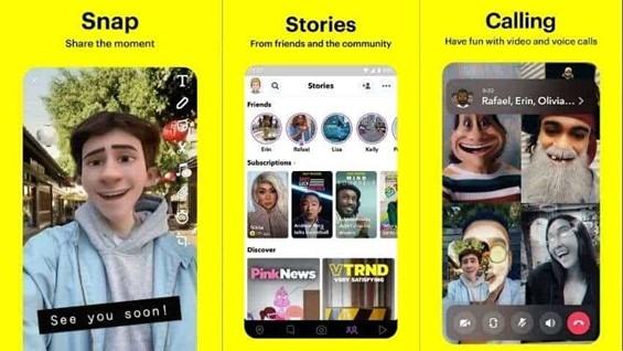 Snapchat Funktionen - Snap, Stories und Calling